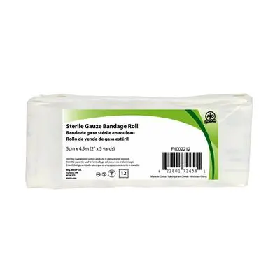 Wasip F1002212 2 In. X 5 Yds. First Aid Sterile Gauze Bandage Roll (12-Pack) 1