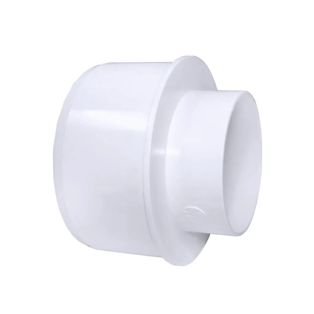 Royal Pipe 6 In. X 4 In. Pvc Concentric Reducer Bushing, Spigot X Hub 1