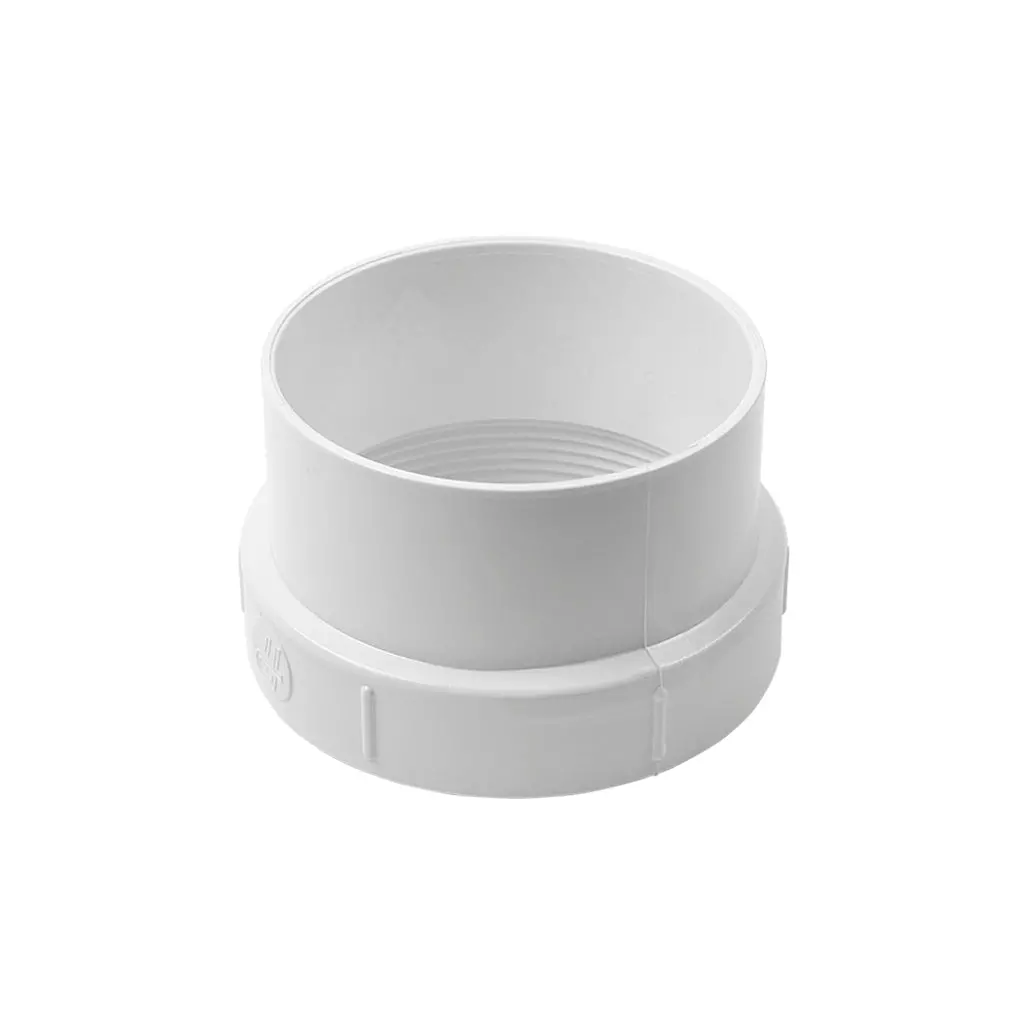 Royal Pipe 4 In. White Pvc Female Pipe Thread Fitting Cleanout Spigot 1