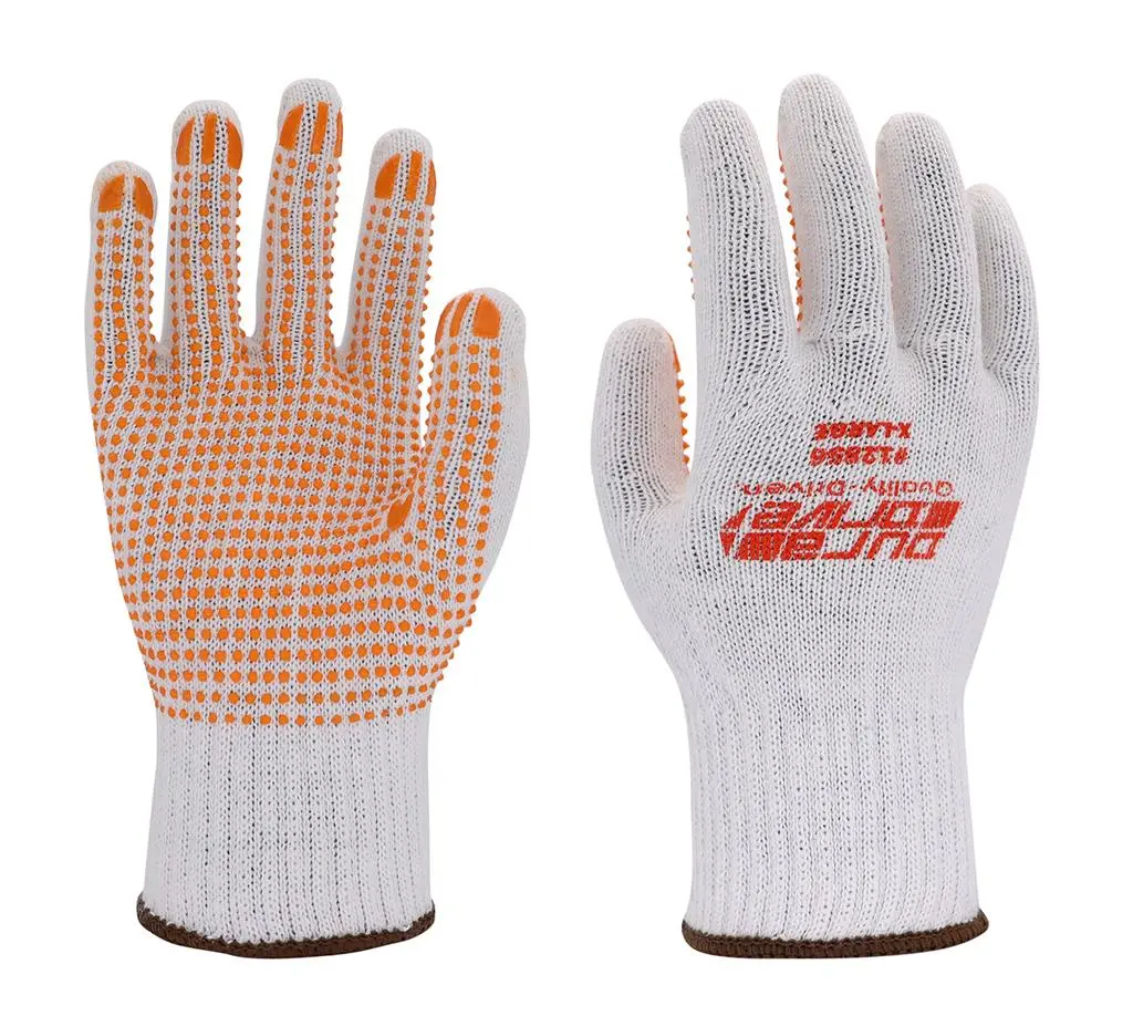Duradrive Knitted Pvc Dot Gloves (12 Pairs) 1
