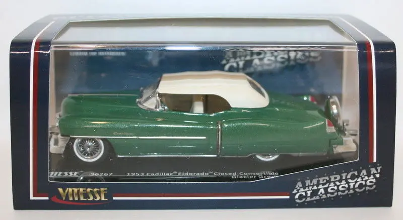 Vitesse 1/43 Scale Diecast - 36267 - 1953 Cadillac Eldorado Closed Conv - Green 1