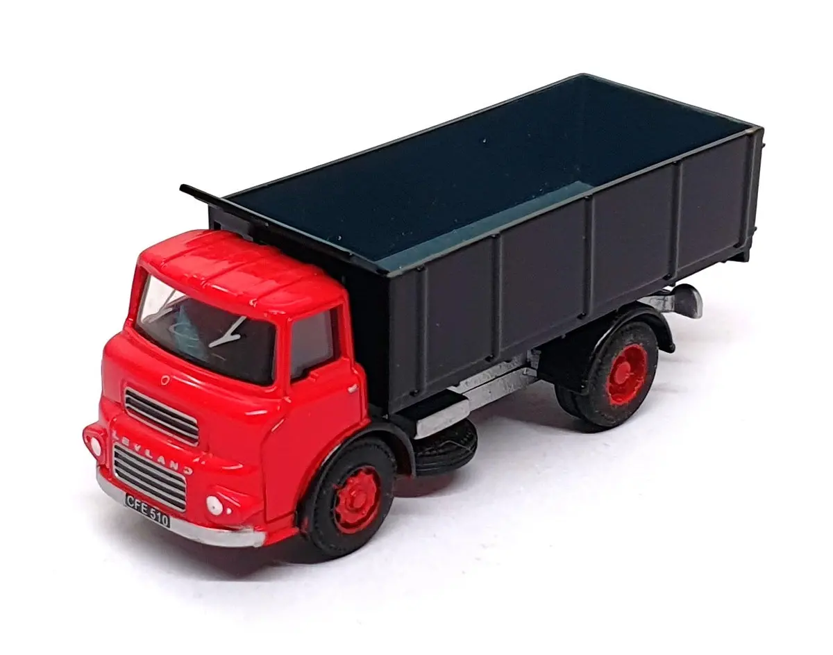 Base Toys 1/76 Scale Ltp-01 - Leyland Lad Tipper Truck - Red/Black 1