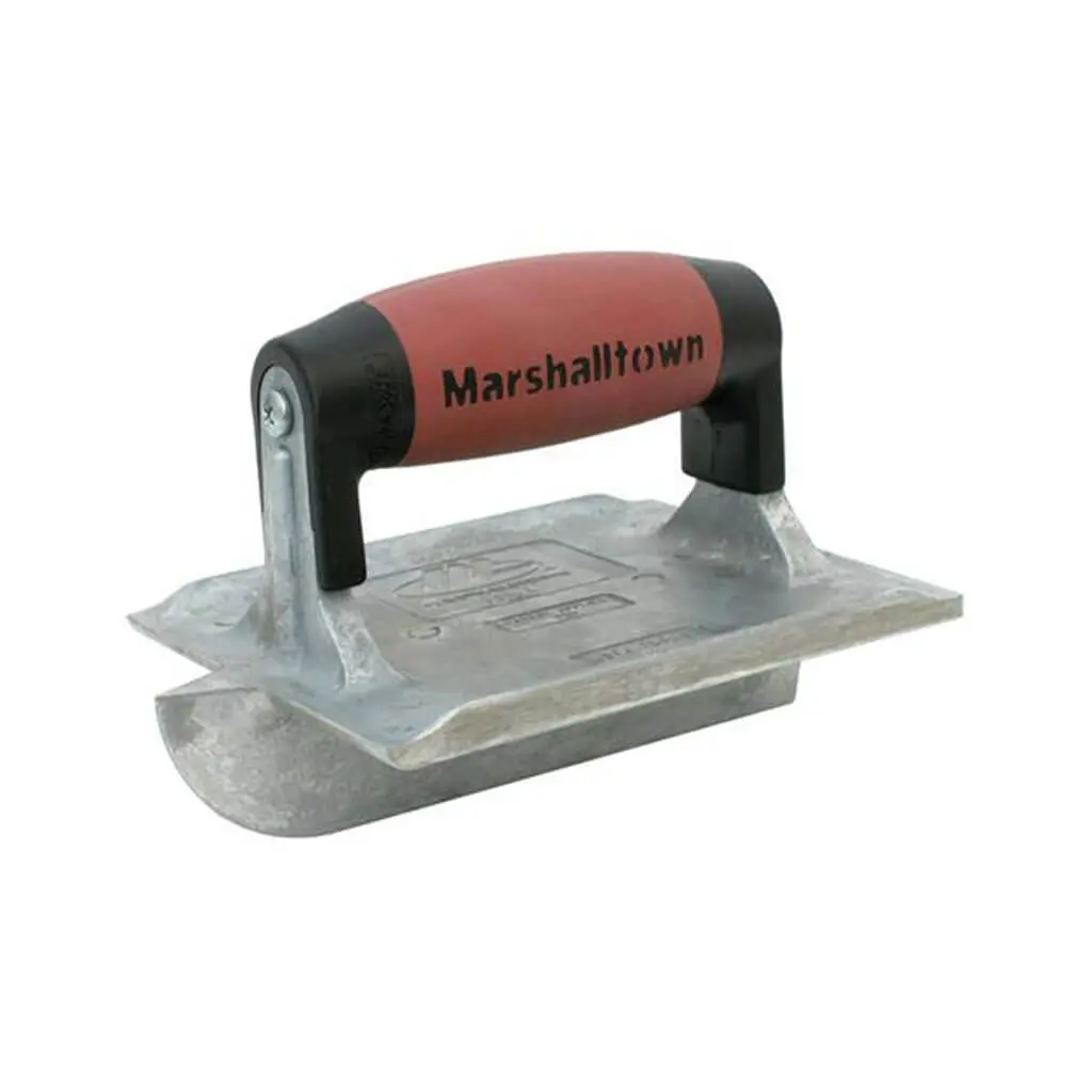 Marshalltown 14107 6 In. X 4-3/8 In. X 1 In. Heavy-Duty Zinc Hand Groover 1
