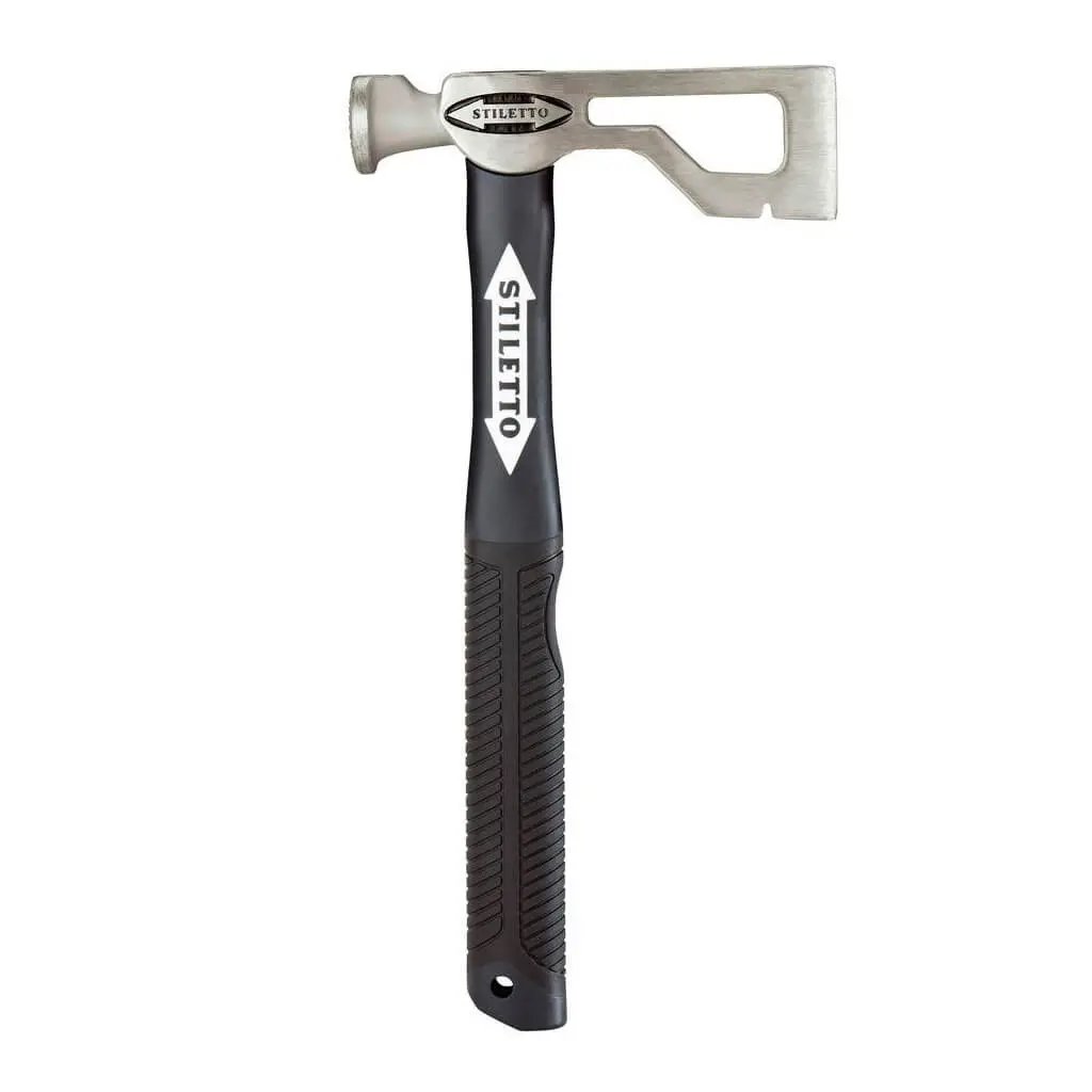 Stiletto Dryaxe9-F 9 Oz. Milled Face Titanium Drywall Hatchet With Fiberglass Handle 1