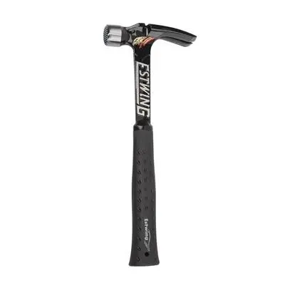 Estwing Eb-15Sm 15 Oz. X 15-1/2 In. Milled Checkered Face Ultra Series Black Lightweight Forged Steel Framing Hammer With Ultra Grip 1