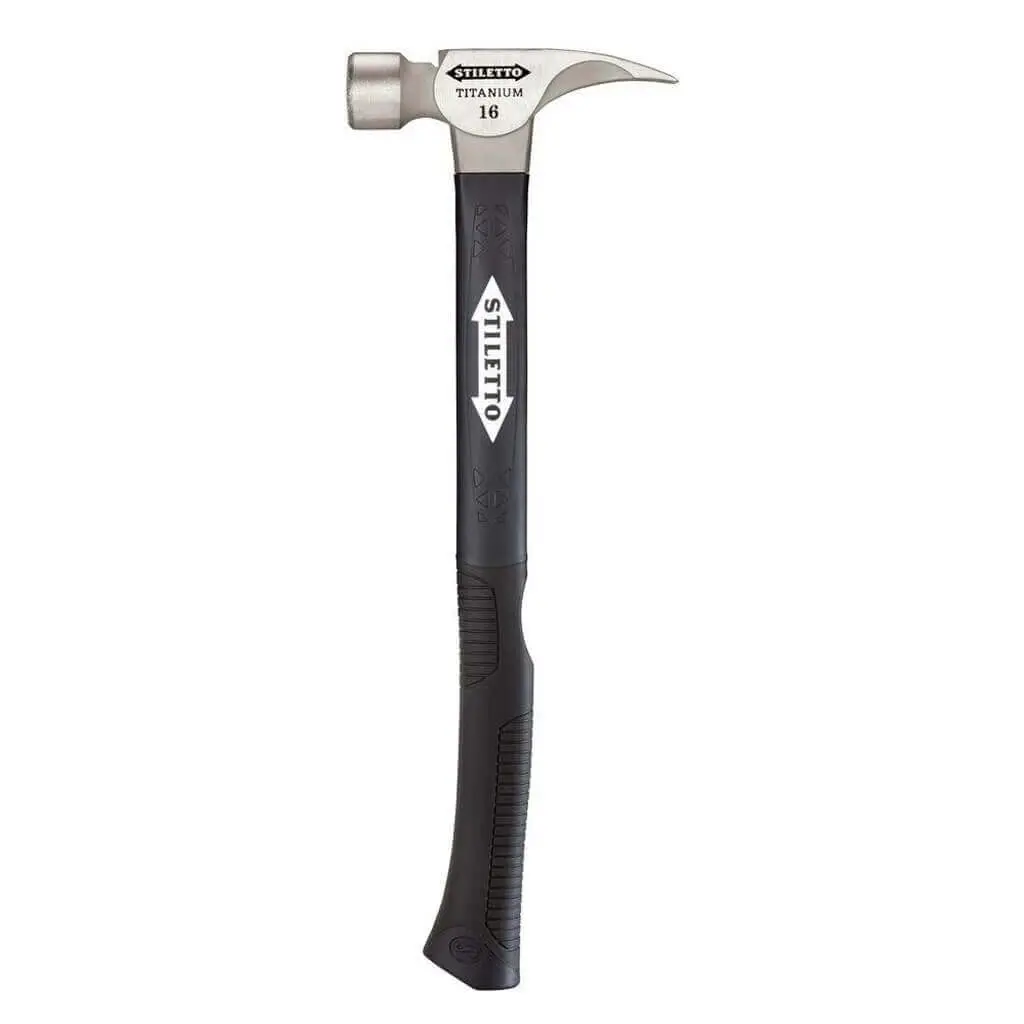 Stiletto Ti16mc-F 16 Oz. Milled/Curved Titanium Hammer With Fiberglass Handle 1