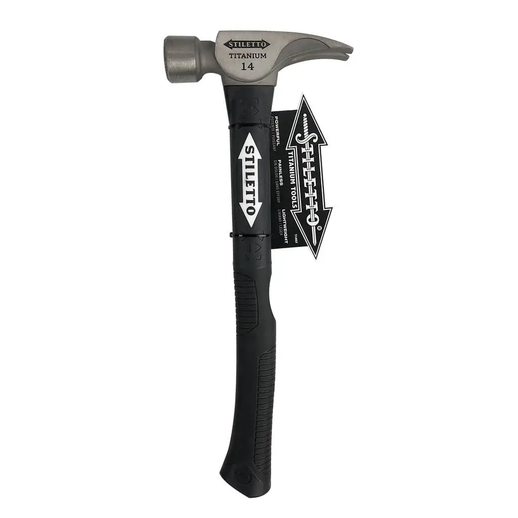 Stiletto Ti14mcp16 14 Oz. Milled/Curved Titanium Hammer With Fiberglass Handle 1