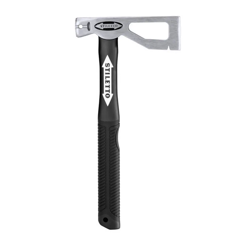 Stiletto 10 Oz. 13 In. Lathe Axe Fiberglass Roofers Hammer 1