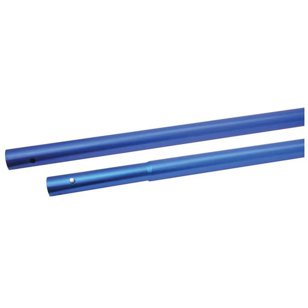 Marshalltown 14839 1-3/8 In. Blue Powder Coated Aluminum Push Button Bull Float Extension Handle 1