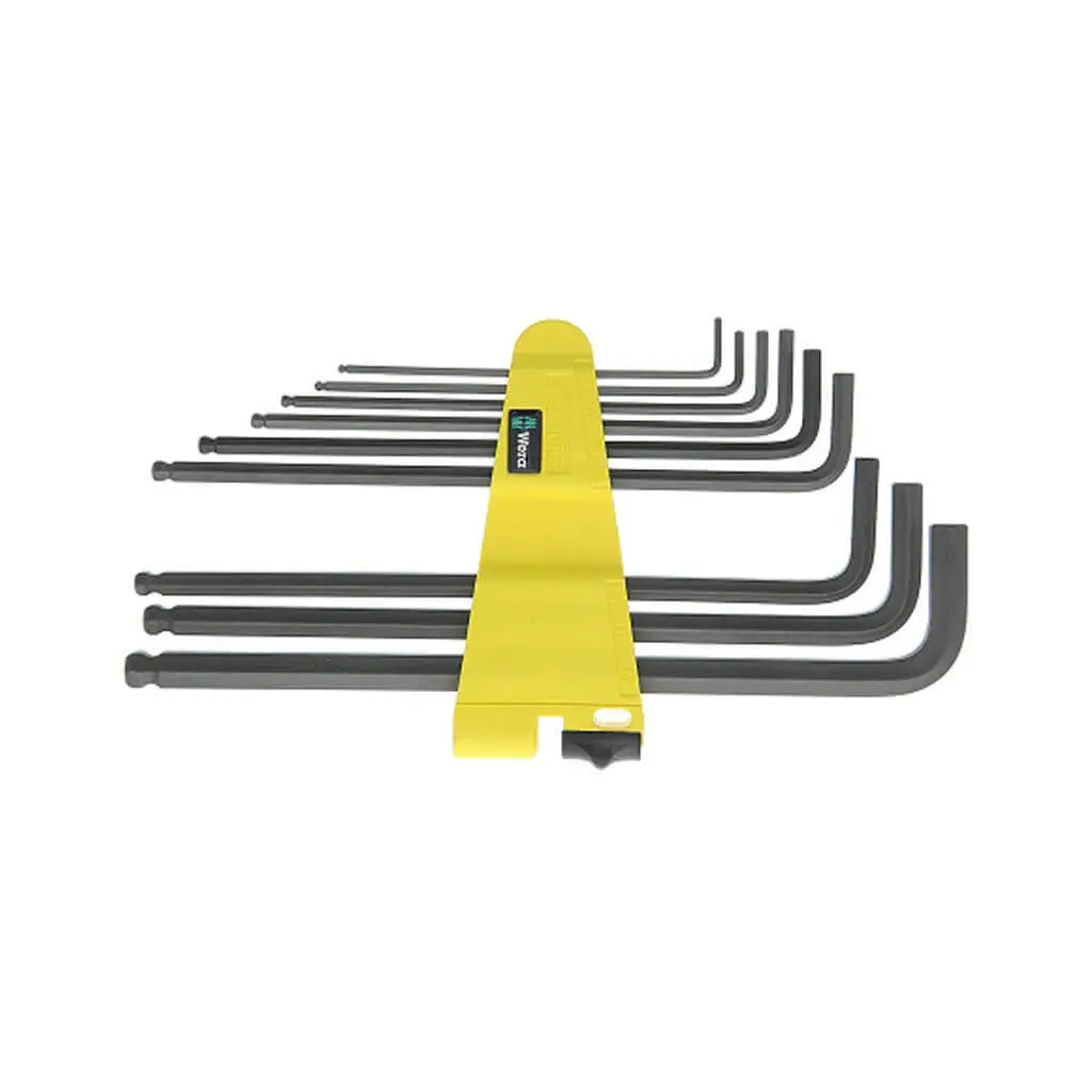 Wera 05133180001 9-Piece Blacklaser Hex-Plus L-Key Set Imperial 1