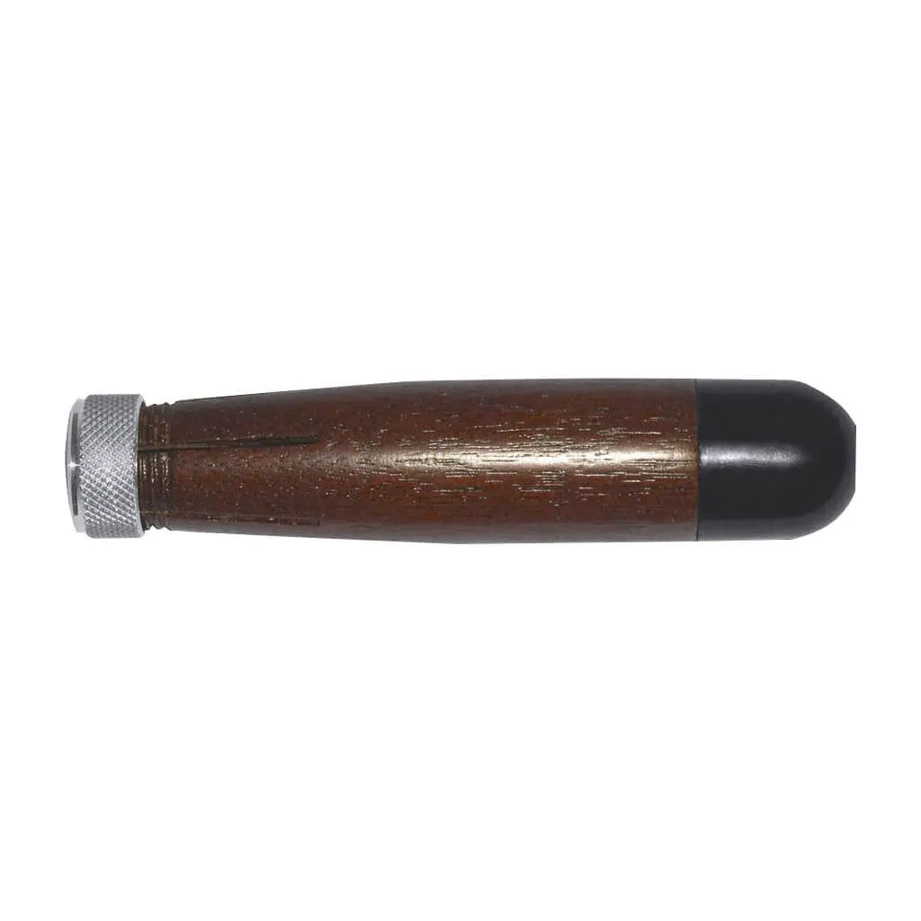 Dixon 00500 1/2 In. Polished Walnut Handle Lumber Crayon Holder 1