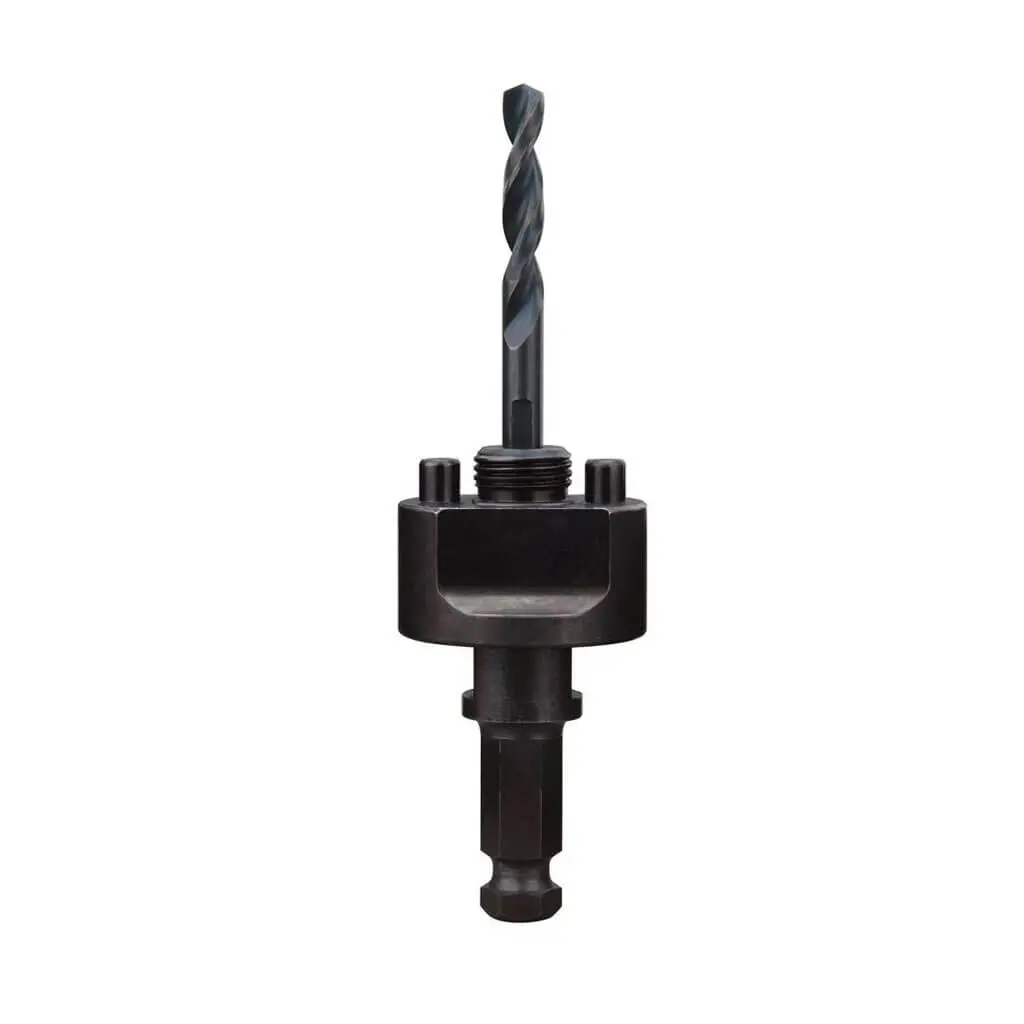 Milwaukee 49-56-7240 7/16 In. Large Thread Quick Change Hole Saw Arbor With Pilot Drill Bit 1