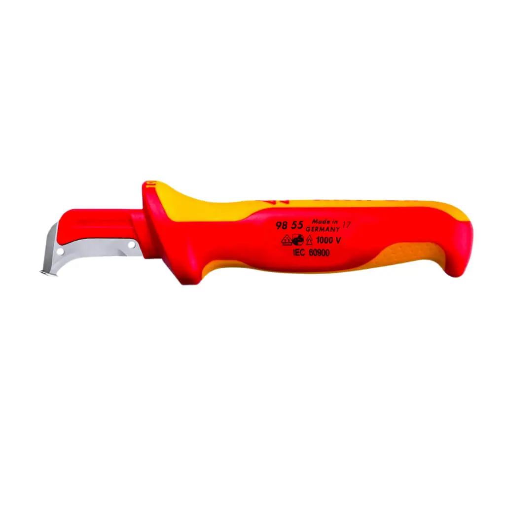 Knipex 98 55 1000-Volt Insulated Electricians Dismantling Knife 1