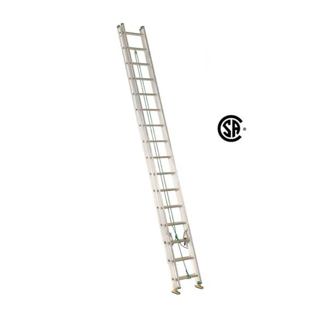 Lite Lp2032 32 Ft. Aluminum Extension Ladder With 225 Lb. Load Capacity Type Ii Duty Rating 1
