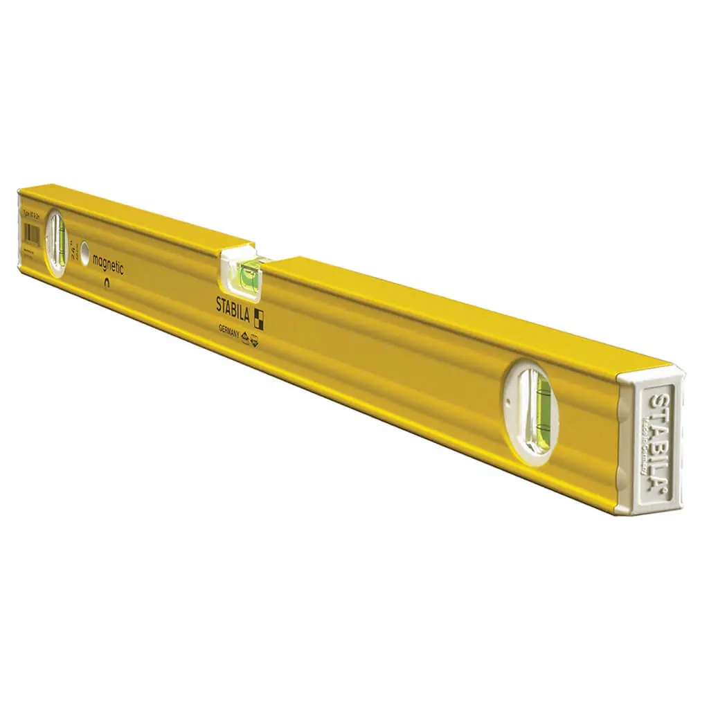 Stabila 29224 24 In. Type 80A-2M Magnetic Three-Vial Level 1