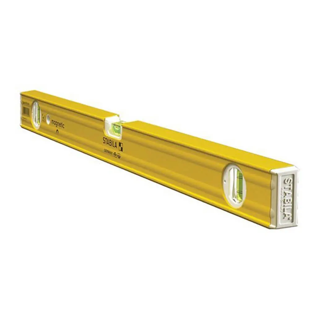 Stabila 29248 48 In. Type 80A-2M Magnetic Three-Vial Level 1