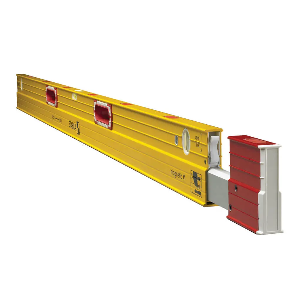 Stabila 34610 6 Ft. - 10 Ft. Type 106Tm Magnetic Extendable Plate Level 1