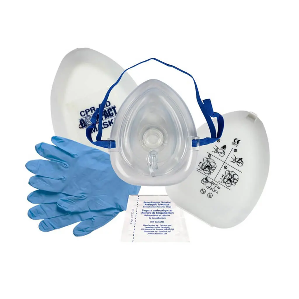 Wasip F5018401 First Aid Cpr Rescue Mask Kit (4-Piece) 1