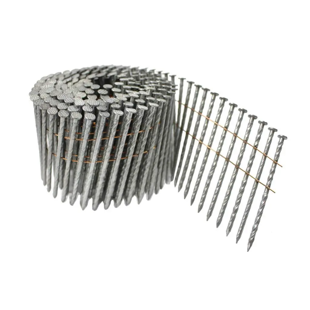Duradrive 3-1/4 In. Cold-Dip Galvanized Spiral Shank Coil Framing Nails (4050-Box) 1