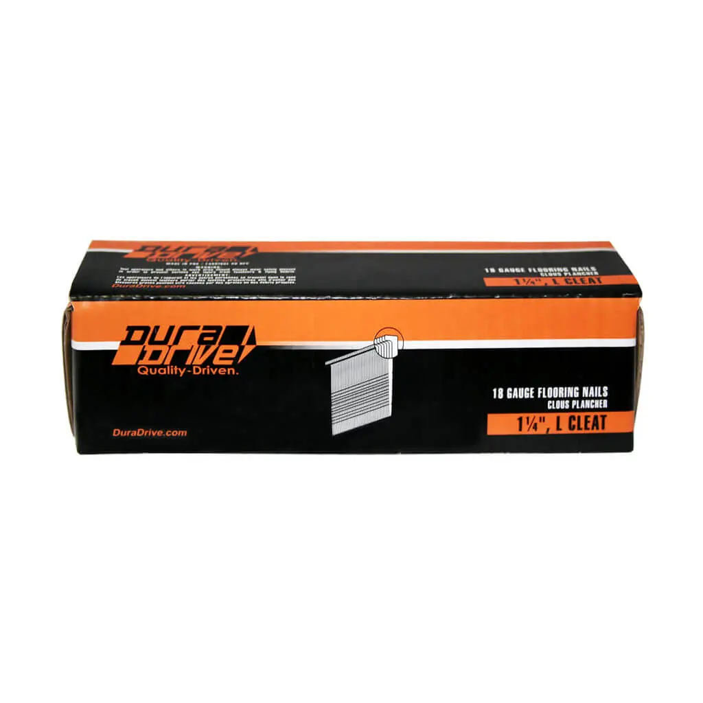 Duradrive 1-1/4 In. 18-Gauge Bright Finish L-Cleat Flooring Nails (1,000-Pack) 1