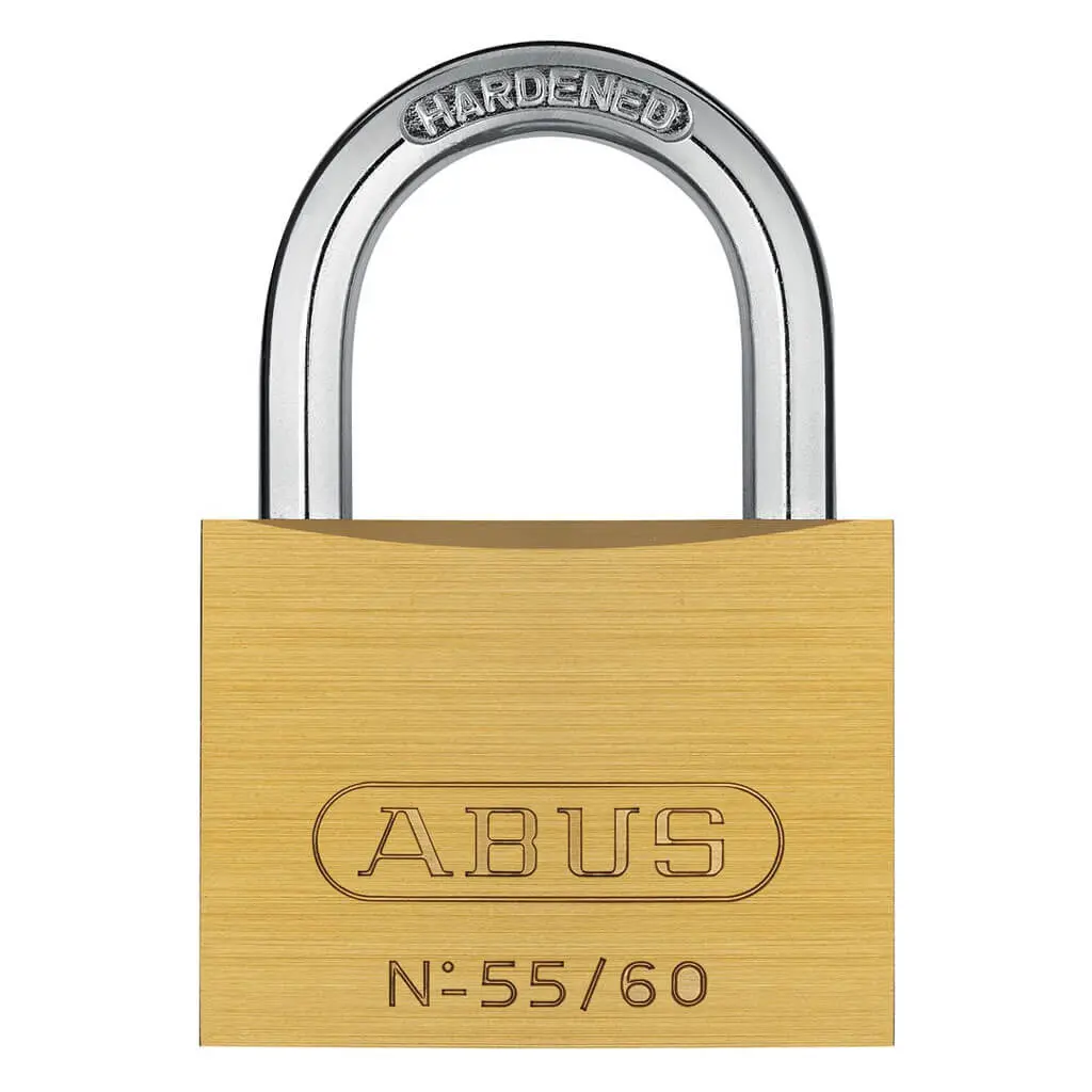 Abus 55/60-Ka-5601 2-1/4 In. Body X 1-1/4 In. Shackle Solid Brass Keyed Alike Padlock 1