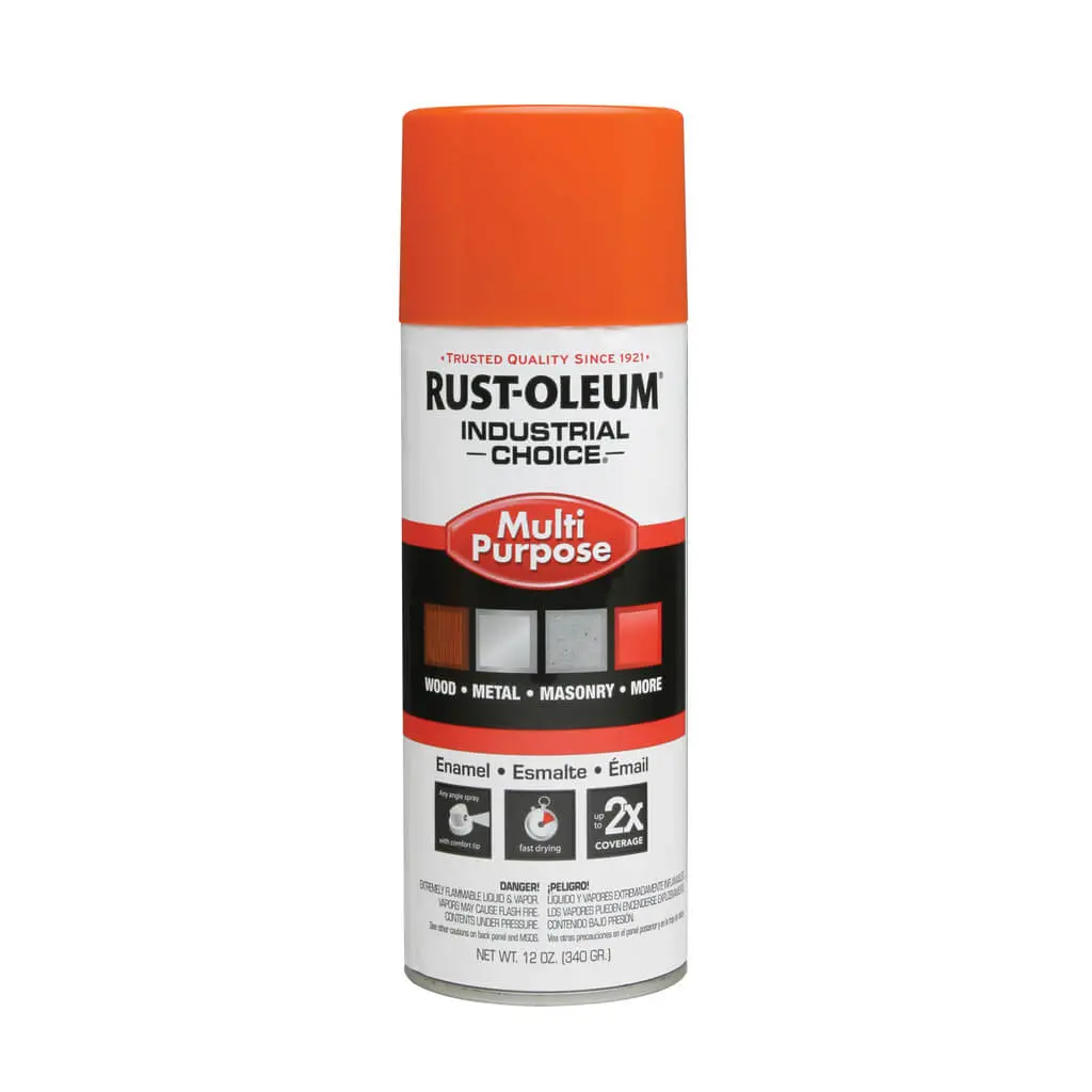 Rustoleum 1654830 Orange Fluorescent Spray Paint 1