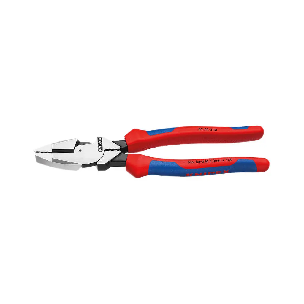 Knipex 09 02 240 Sba 9-1/2 In. High-Leverage Linemans Pliers 1