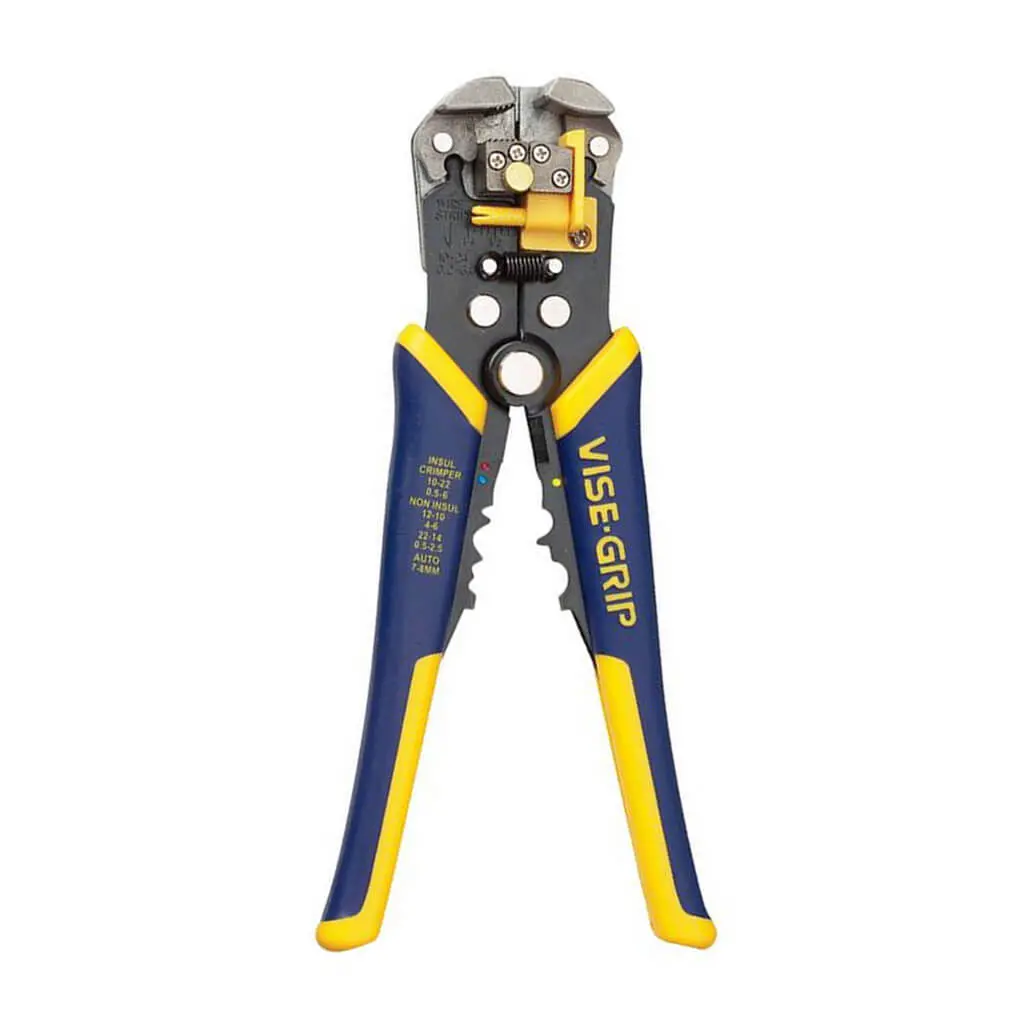 Irwin 2078300 Vise-Grip 8 In. Insulated 10-24 Awg Self-Adjusting Wire Stripper 1