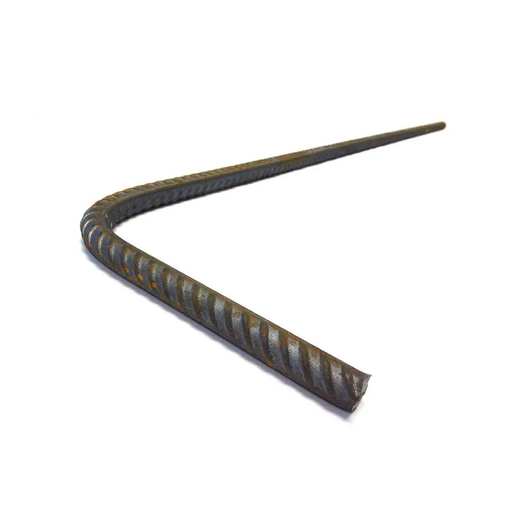 15Mm X 24 In. X 24 In. Black Steel Rebar Corner Dowel 1