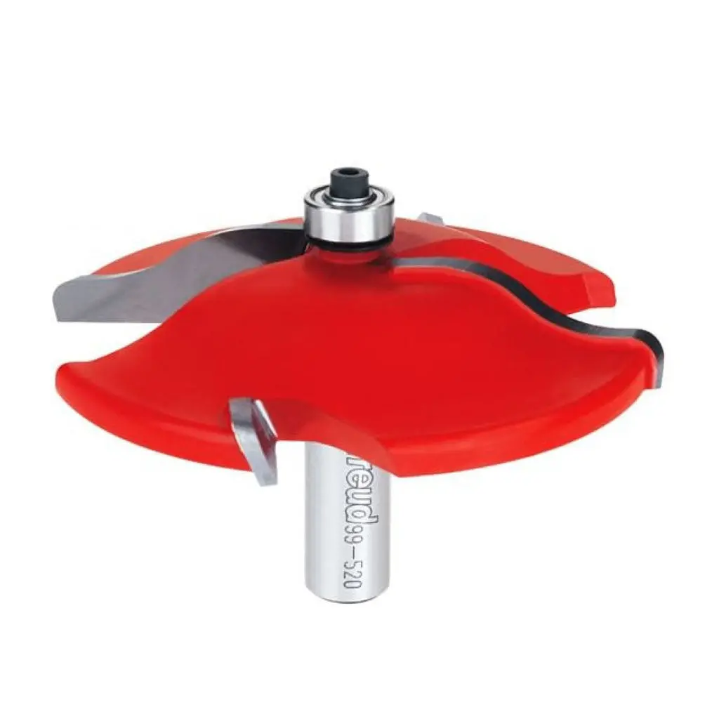 Freud 99-520 3-1/2 In. X 5/8 In. X 25/32 In. Radius Quadra-Cut Wood Cutting Raised Panel Router Bit 1