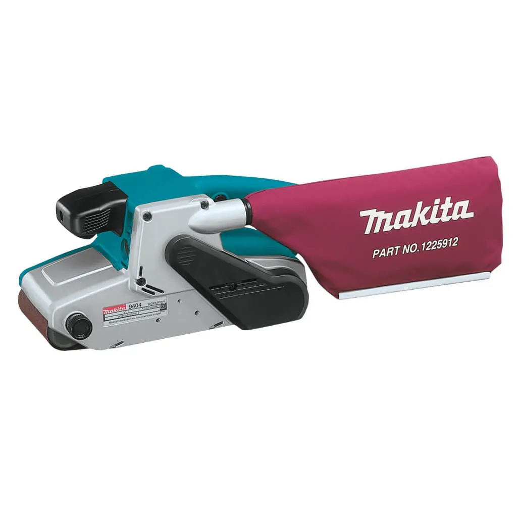 Makita 9404 8.8 Amp 4 In. X 24 In. Variable Speed Belt Sander With Dust Bag 1