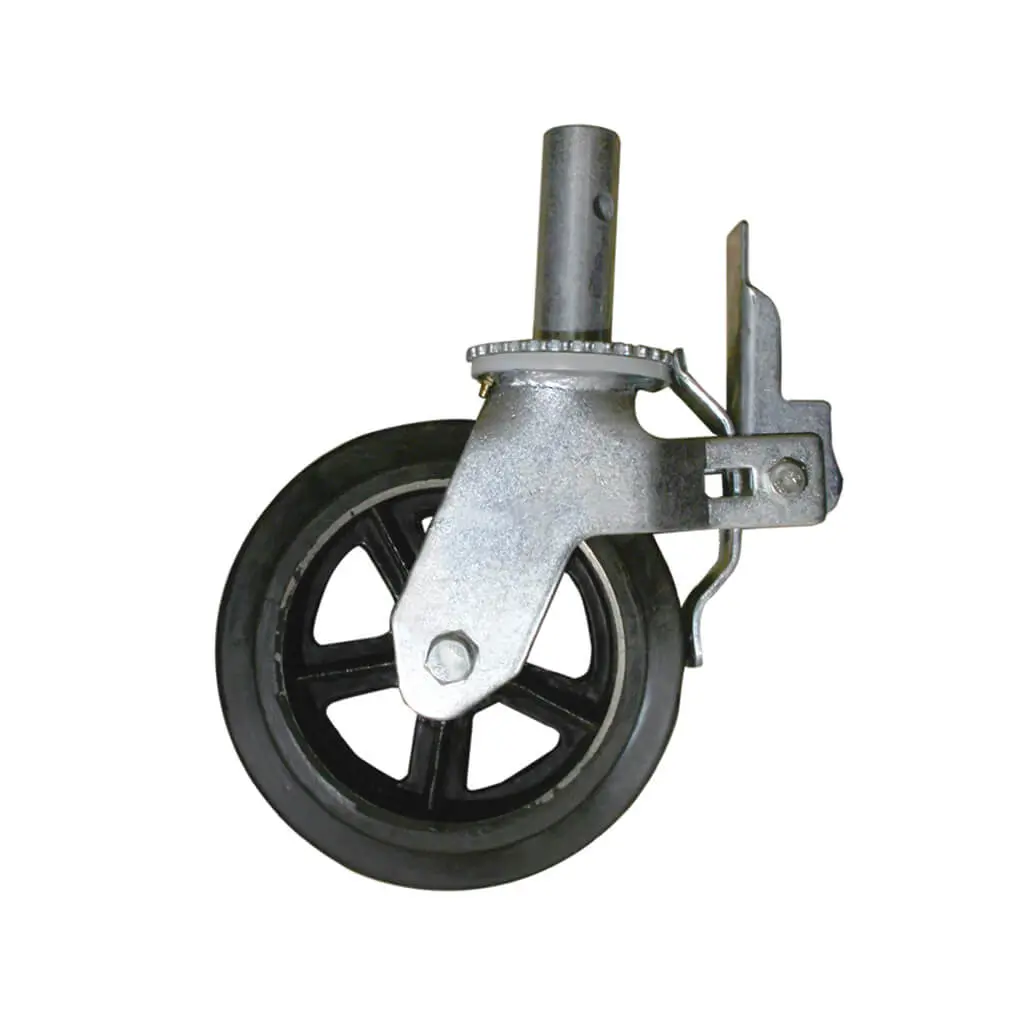 Duradrive 8 In. 12-Lb Galvanized Scaffold Caster Wheel 1