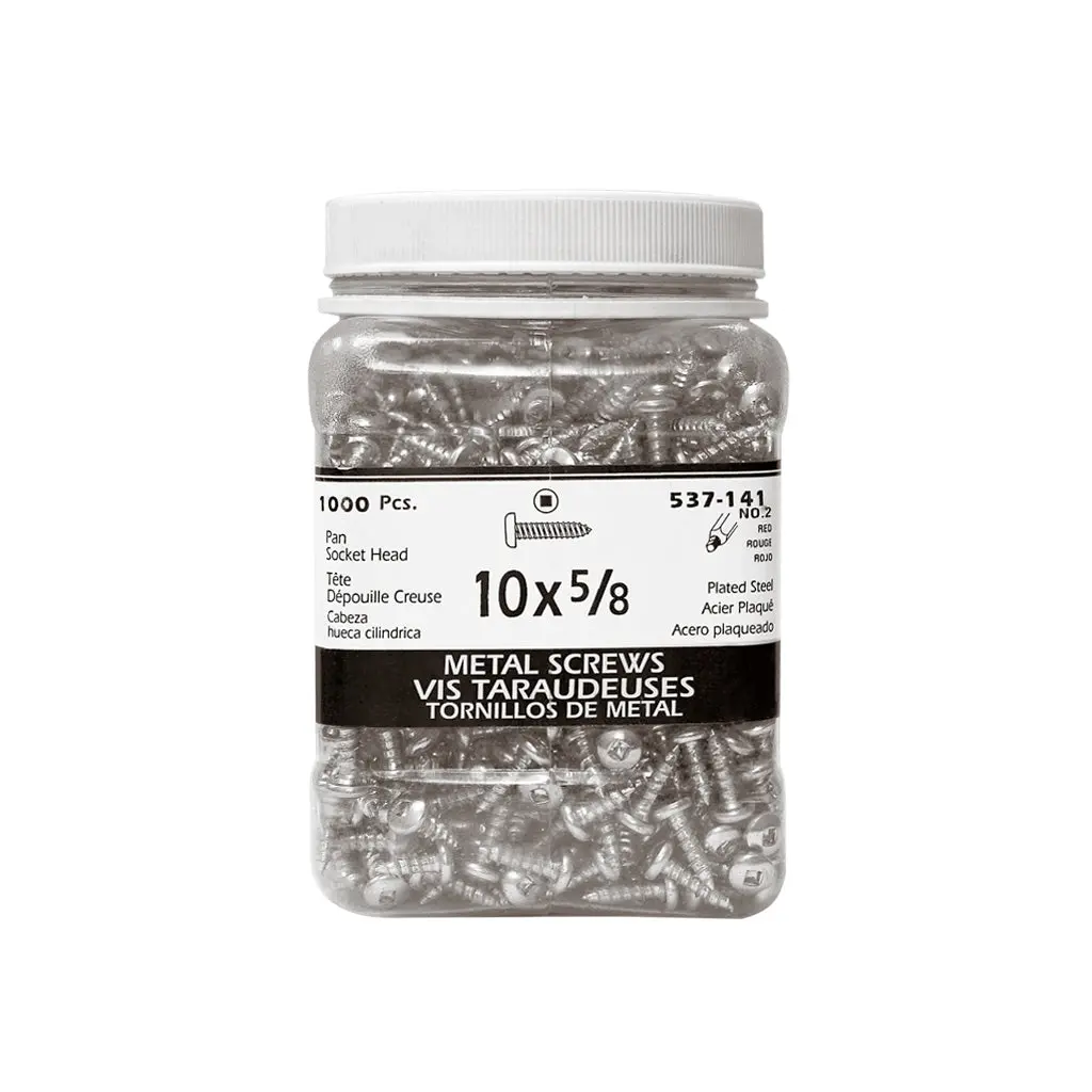 H Paulin #10 X 5/8 In. Pan Head Socket Metal Screws (1,000-Jug) 1