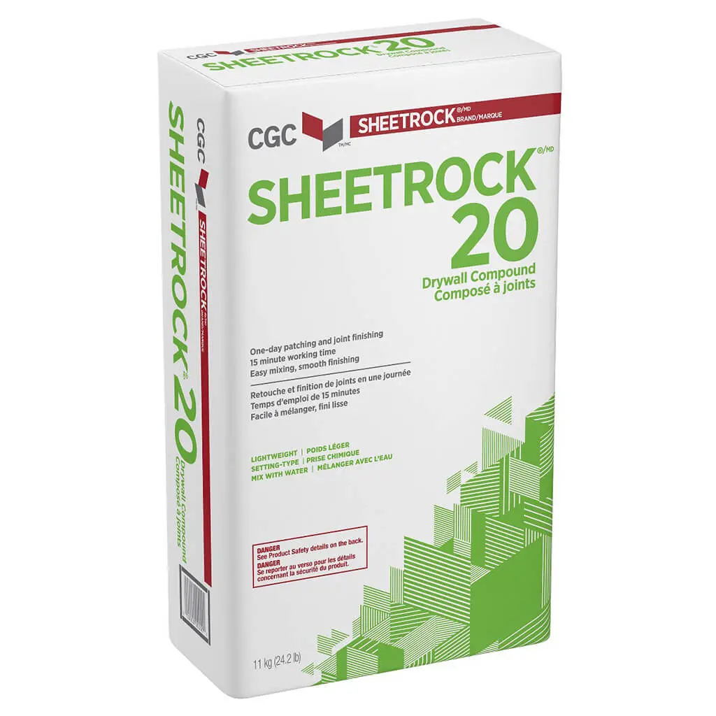 Cgc Sheetrock 20 Setting Type Drywall Compound, 11 Kg Bag 1