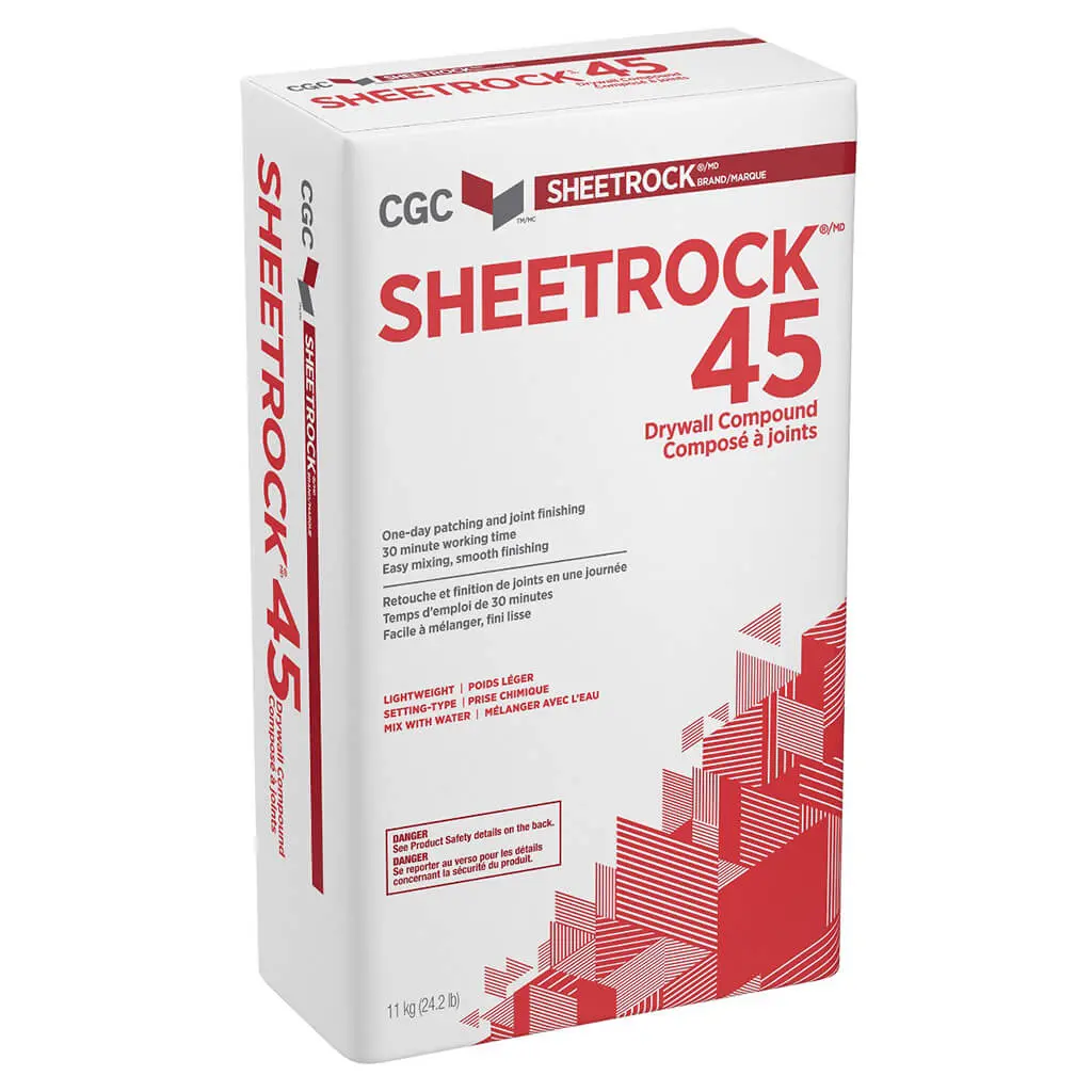 Cgc Sheetrock 45 Setting Type Drywall Compound, 11 Kg Bag 1