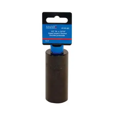 Matrix 701511 1/2 In. Drive X 15/16 In. Deep Cr-V Sae Impact Socket 1