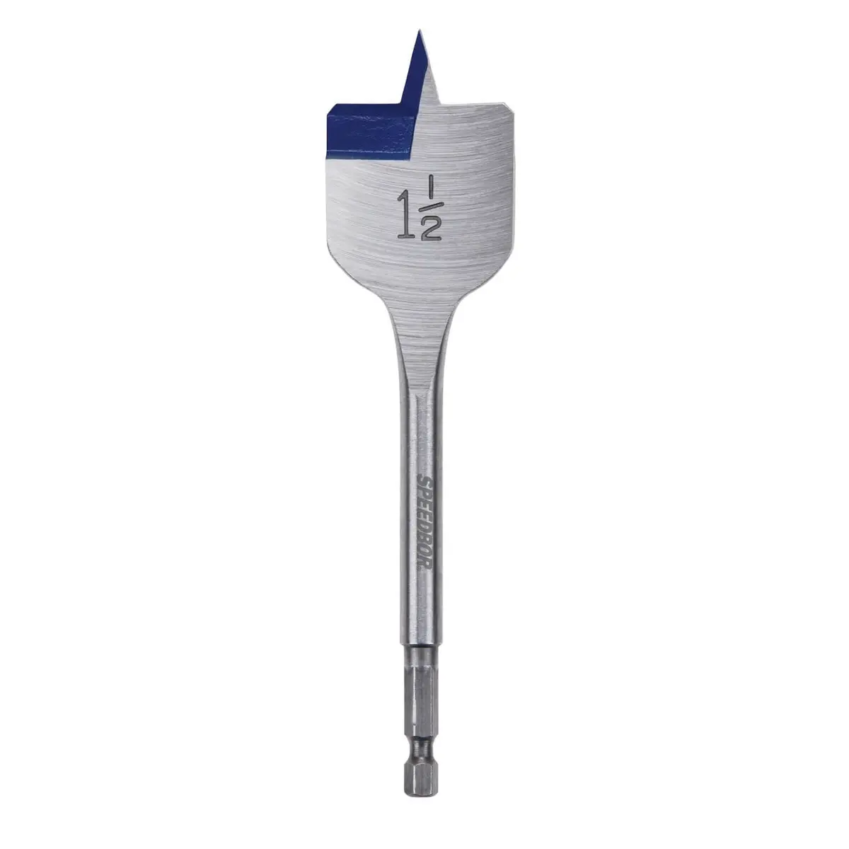 Irwin 88824 Speedbor 1-1/2 In. X 6 In. Standard Length Blue Groove Point Spade Bit 1
