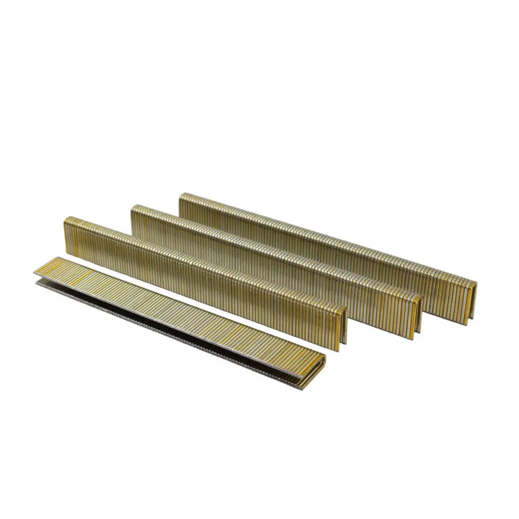 Duradrive 5/8 In. X 1/4 In. Crown 18-Gauge L10 Series Yellow Varnish Galvanized Staples (5,000-Pack) 1