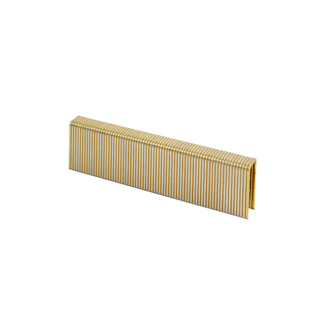 Duradrive 1-1/4 In. X 7/16 In. Crown 16-Gauge N15 Series Yellow Varnish Galvanized Staples (10,000-Pack) 1