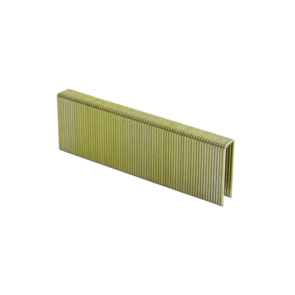 Duradrive 1-3/4 In. X 7/16 In. Crown N19 Series Yellow Varnish Galvanized Staples (10,000-Pack) 1