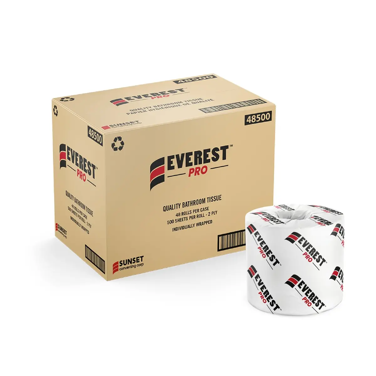 48500 2 Ply 48 Box Set Bathroom Tissue 1