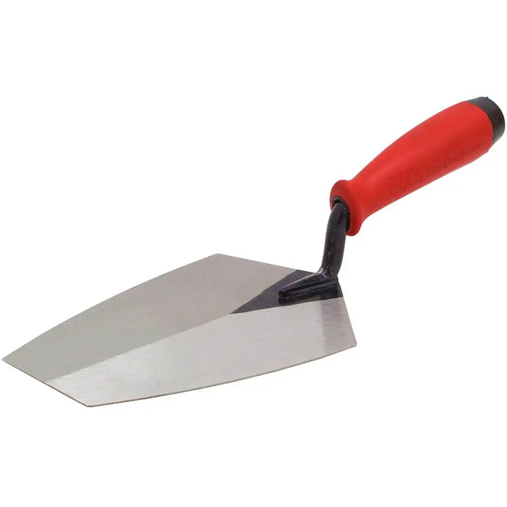 Marshalltown 18736 7-1/2 In. Resilient Handle Carbon Steel Bucket Trowel 1