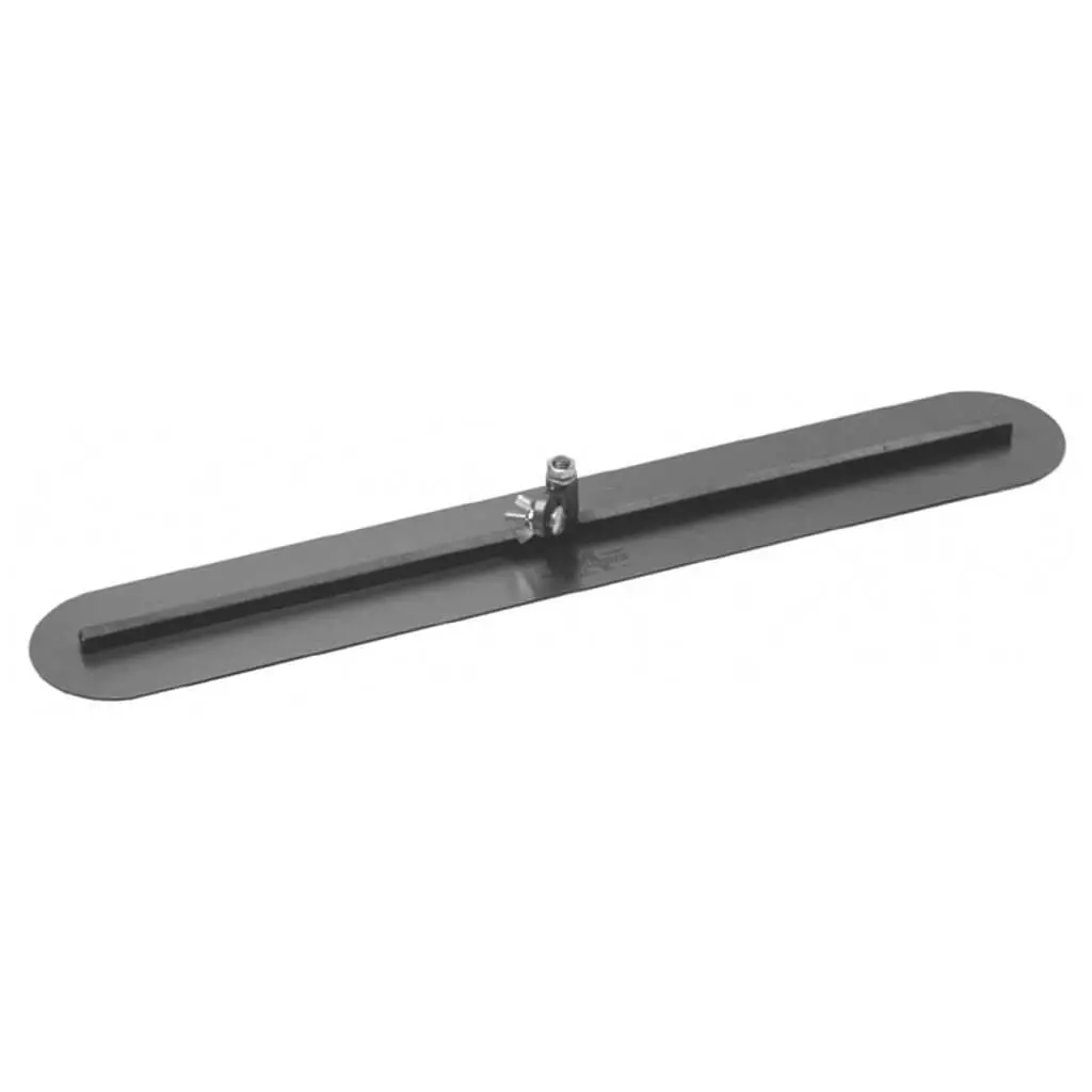 Marshalltown 13736 36 In. X 5 In. Carbon Steel Round End Fresno Trowel With All-Angle Swivel 1