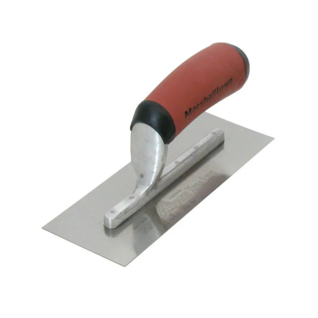 Marshalltown 13104 8 In. X 3 In. Curved Carbon Steel Midget Trowel 1