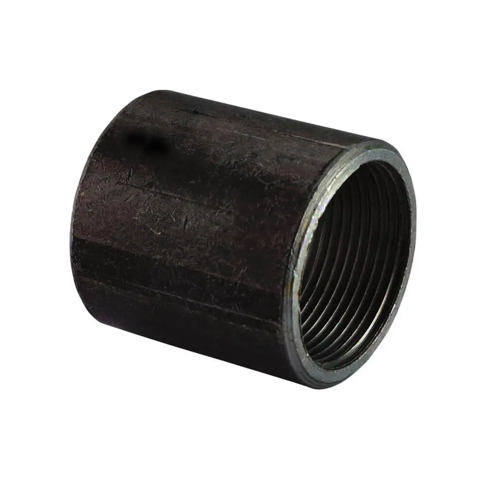 2 In. X 1-1/2 In. Black Steel Waterbox Threaded Rigid Coupling 1