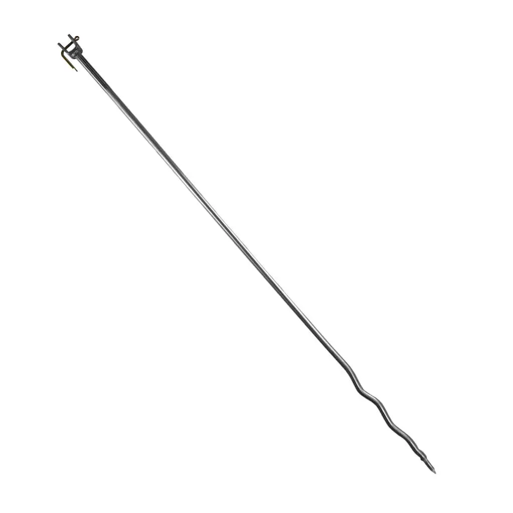 42 In. Stainless Steel Waterbox Curb Box Rod 1