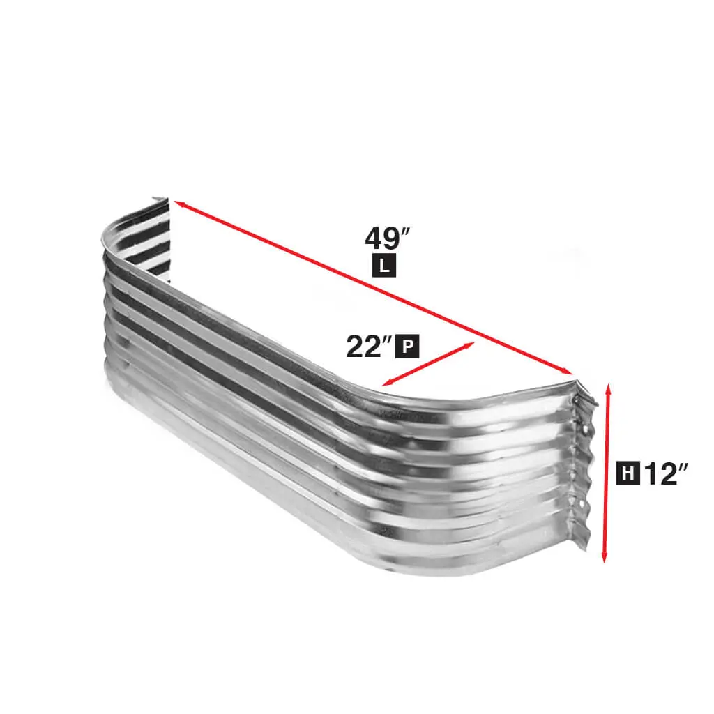 Conquest Steel Galvanized Steel 22 In X 49 In Corrugated Window Well 1