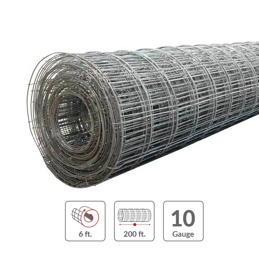 6 Ft. X 200 Ft. 10-Gauge Wire Mesh Roll 1