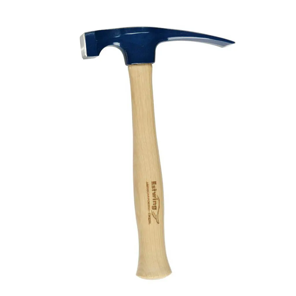 Estwing Ew6-21Bl  24 Oz. X 12-1/2 In. Smooth Face Wooden Handle Steel Bricklayer Hammer 1