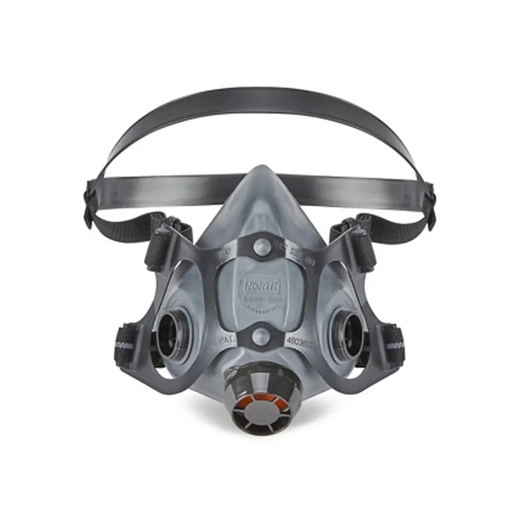 North 550030L 5500 Series Large Dual Cartridge Elastomeric Half Mask Respirator (Respirator Only) 1